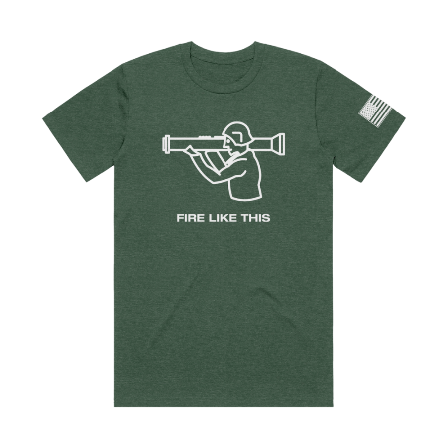 Fire Like This Green Tee
