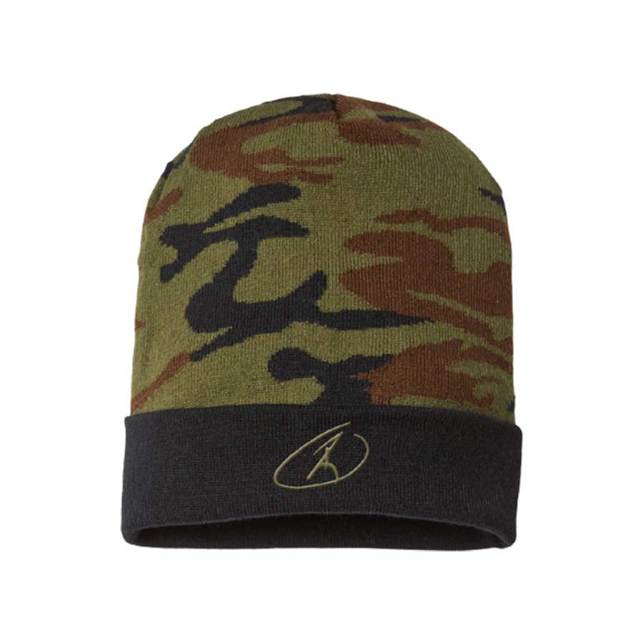 Camo RJO Logo Beanie