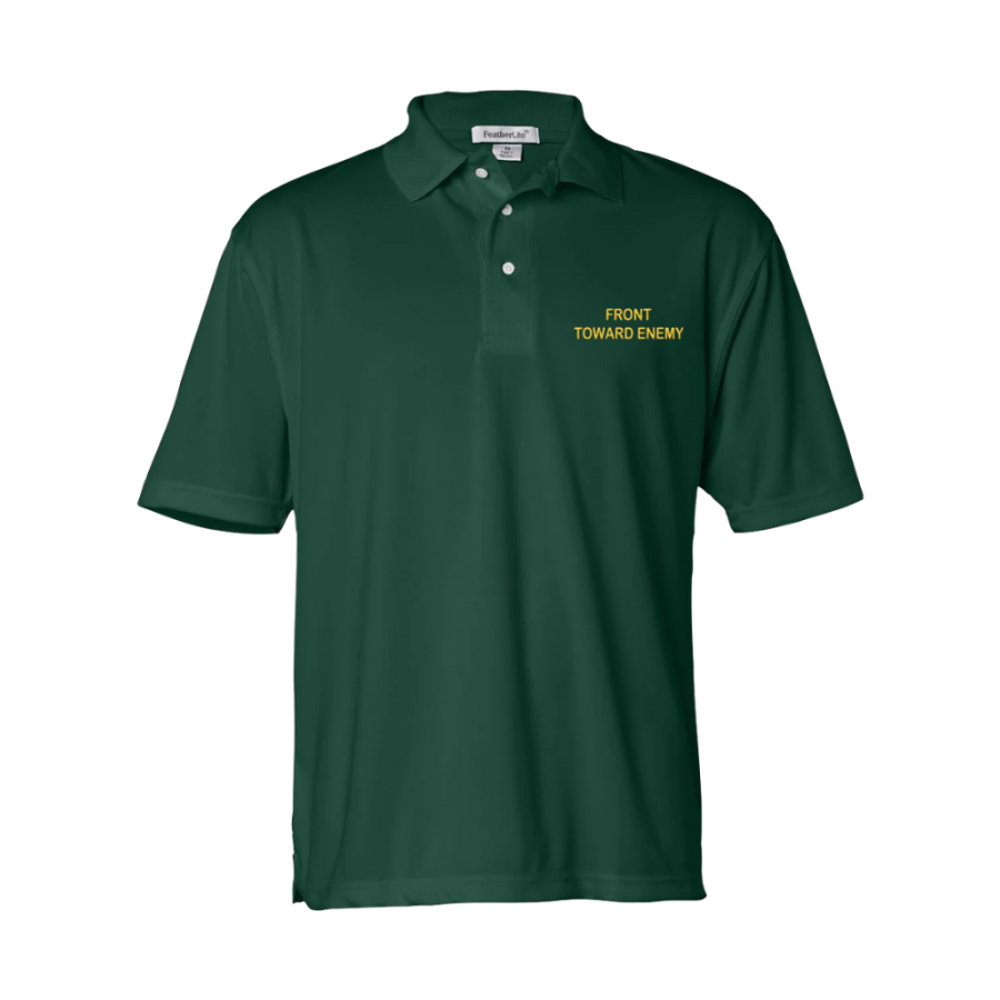 Front Toward Enemy Golf Polo - Green