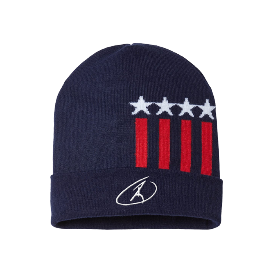 RJO Navy Flag Beanie
